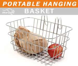 Portable Hanging Basket  Silver 자전거걸이식 바구니자전거 용품