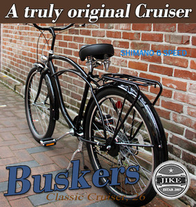 BUSKERS  Classic Cruiser 26&quot;  클래식 비치 크루져  Shimano 6 speed  2012 Version 버스컬스